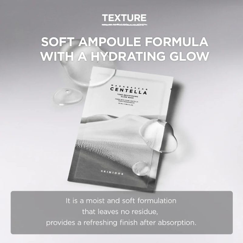 SKIN1004 Madagascar Centella Tone Brightening Glow Mask 25Ml X 1 image number 3