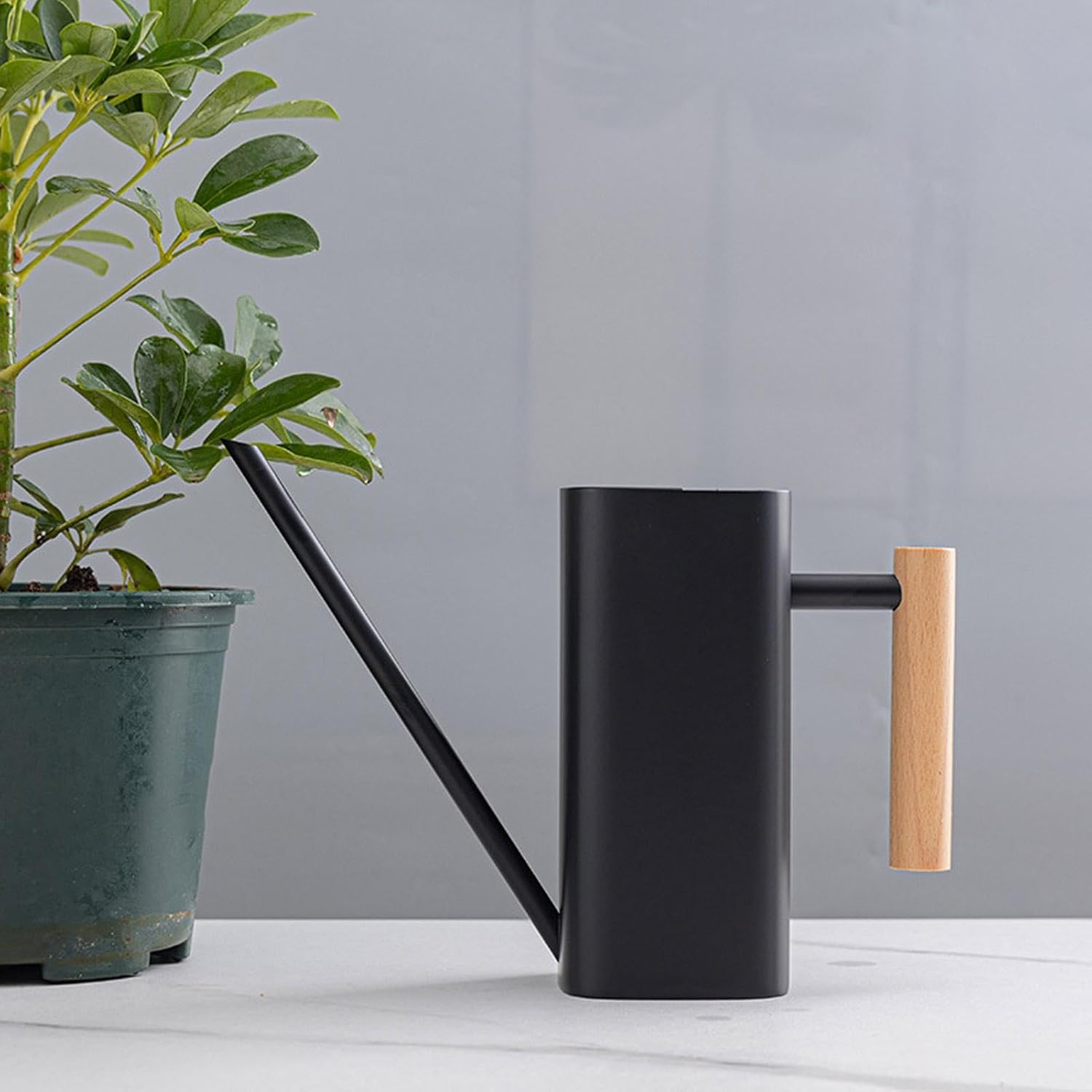 Manual Watering Kettle - Watering Kettle Gardening Spray Kettle, Long Spout Flowers Watering Kettle | Rust-Proof Gardening Spray Kettle, Perfect Watering Solution Spray Bottle for Indoor and Outdoor image number 4