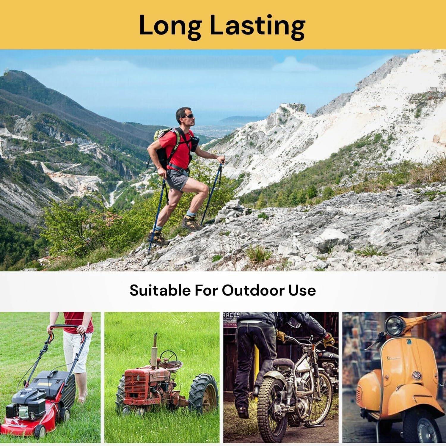 Ezonedeal Solar Panel Kit,20W 12V Solar Panel Trickle Battery Charger for Car RV Marine ATV Kit Camping Boat Motorcycle Automotive Home image number 4