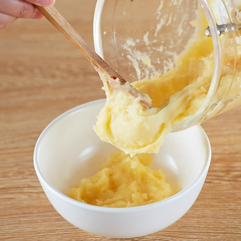 Bear 0.6L+0.6L Double Cups Mini Food Processors & Choppers,300W Solid Copper Motor Low Noise Baby Food Processor for Meet,Vegetable,Fruit and Baby Food,Green image number 5