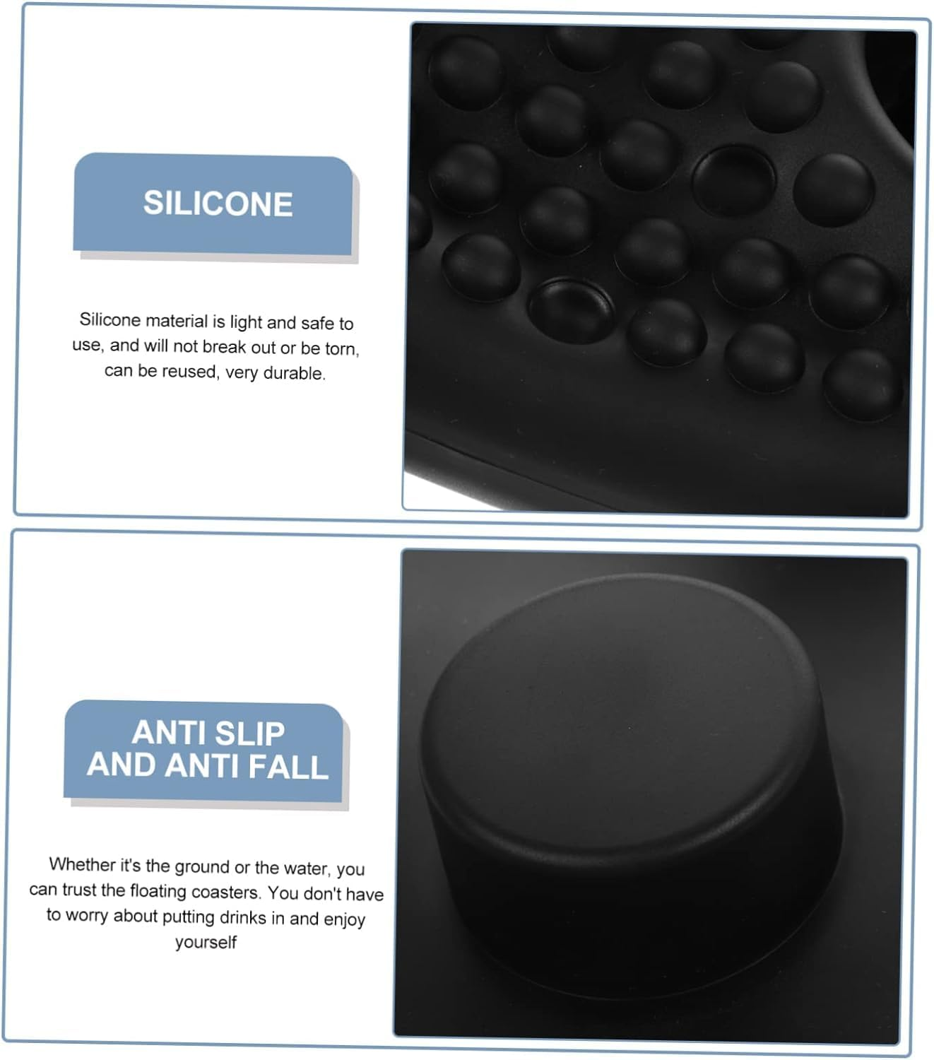 Pool Cup Base Beach Cup Holder Pools for Inflatable Toys for Pool Float Drink Caddy Summer Pool Party Favors Floating Drink Tray Floating Cupholders Pool Supplies Drinks image number 6