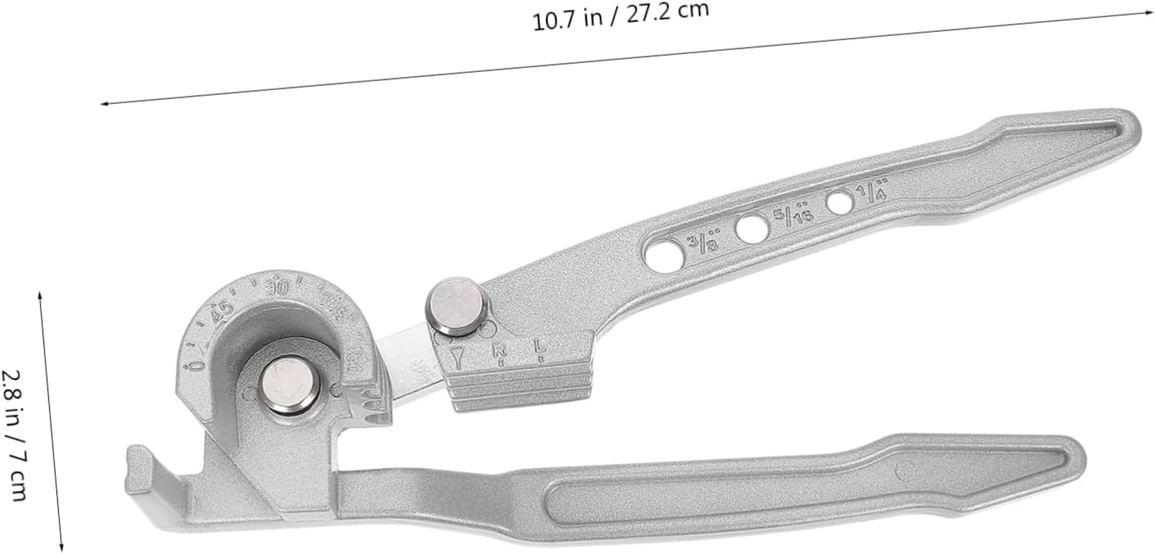 Jojofuny 180Degree Pipe Bender Tool Aluminum Steel Tube Bending Tool for Handheld Tubing Bender Use in Automotive Repair Workshops image number 4