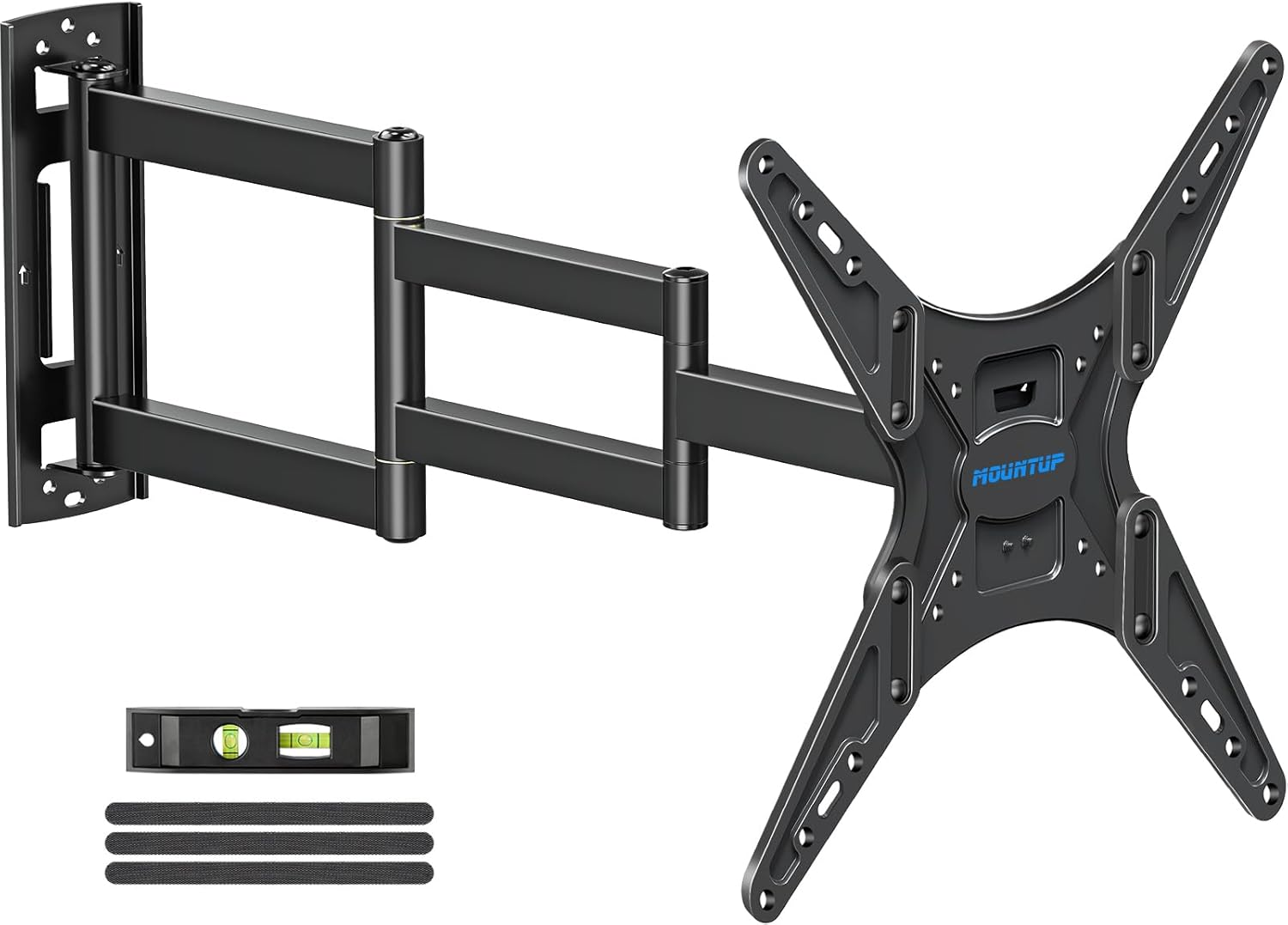 MOUNTUP Corner TV Wall Mount for Most 26"-60" Tvs, Full Motion Long Arm TV Mount 30 Inch Extension Articulating Wall Mount TV Bracket Max VESA 400X400Mm, Smoothly Extendable, Holds up to 77 Lbs MU0057 image number 3