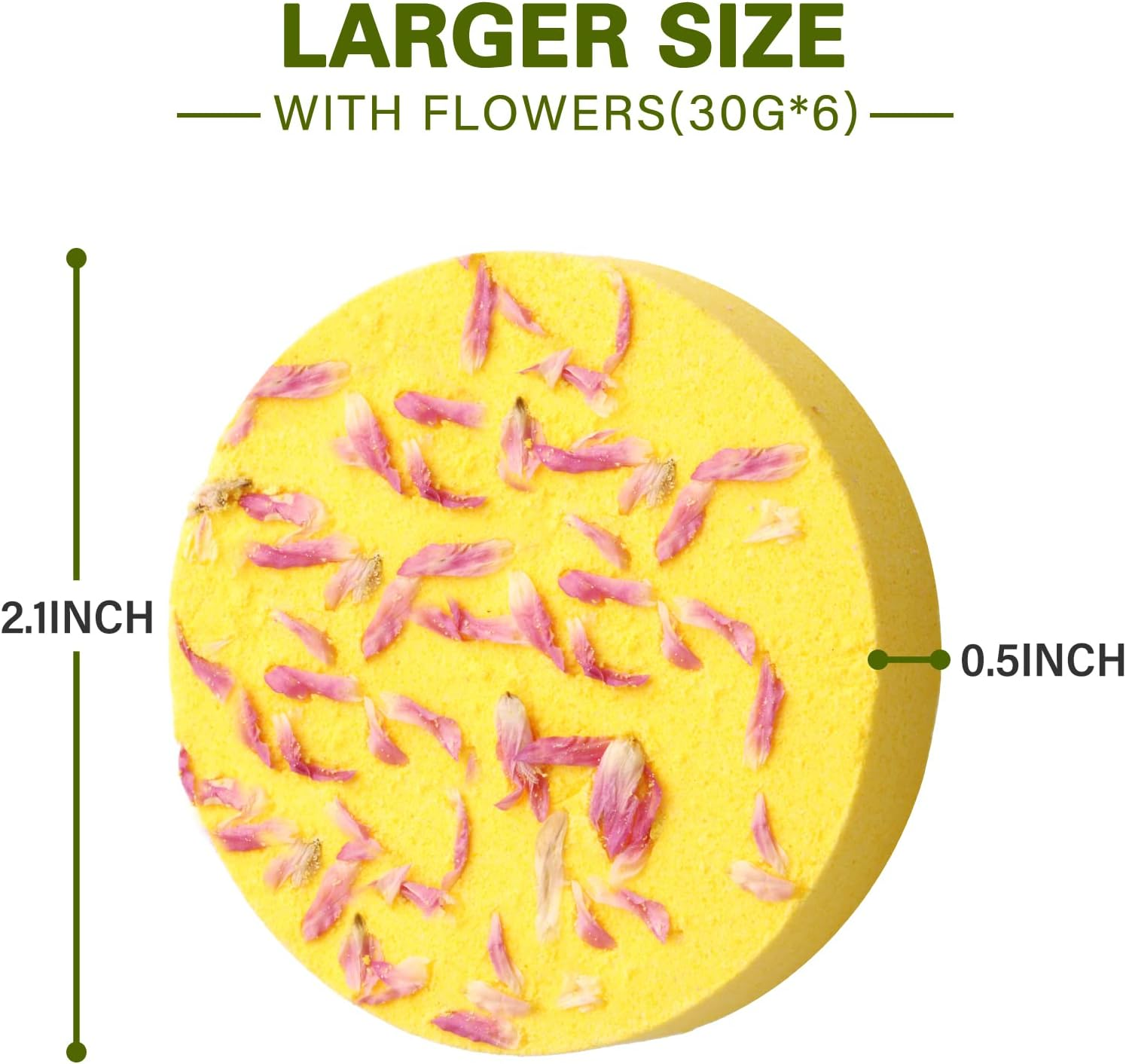 EDIMENS 6Pcs Shower Steamers Aromatherapy, Stress Relief Shower Bombs Gift, Mothers Day Gift, Self Care & Relaxation for Mom，Christmas, Birthday, Valentines Day Gifts for Women image number 6