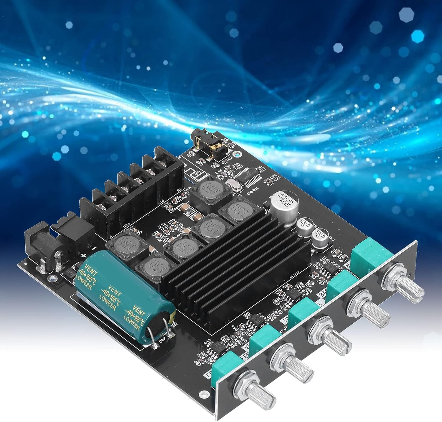 TIKATARER 2.1Channel Stereo Audio Amplifier Board with High Efficiency for DIY Home Speakers Subwoofer Power Amplifier Module for Shop Solicitation, Home Theater Pcbspeaker20-100W, 4-8&Omega; image number 6