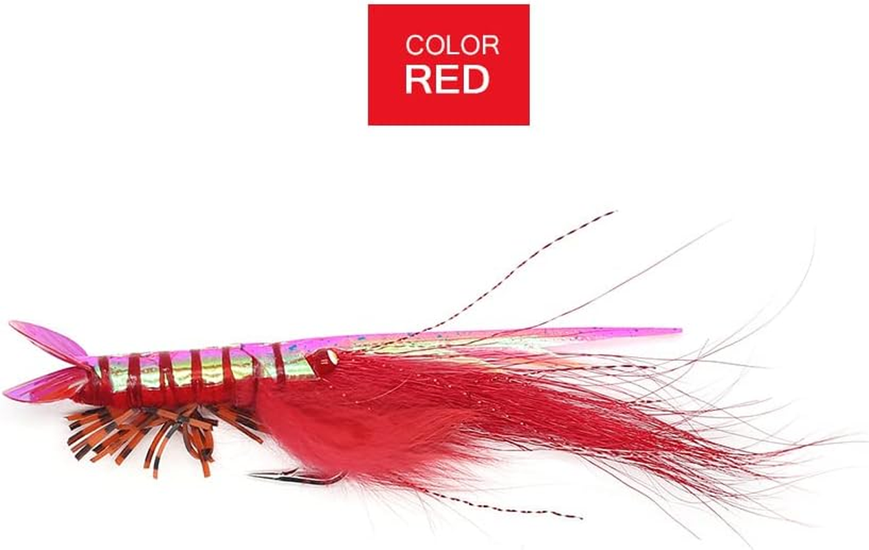 YZD Tarpon Flies Ultra Realistic Shrimp Flies Saltwater Fly Fishing Big Saltwater Flies Fly Fishing Lures Bonefish Flies Redfish Flies Snook Fly Lure Hooks image number 4