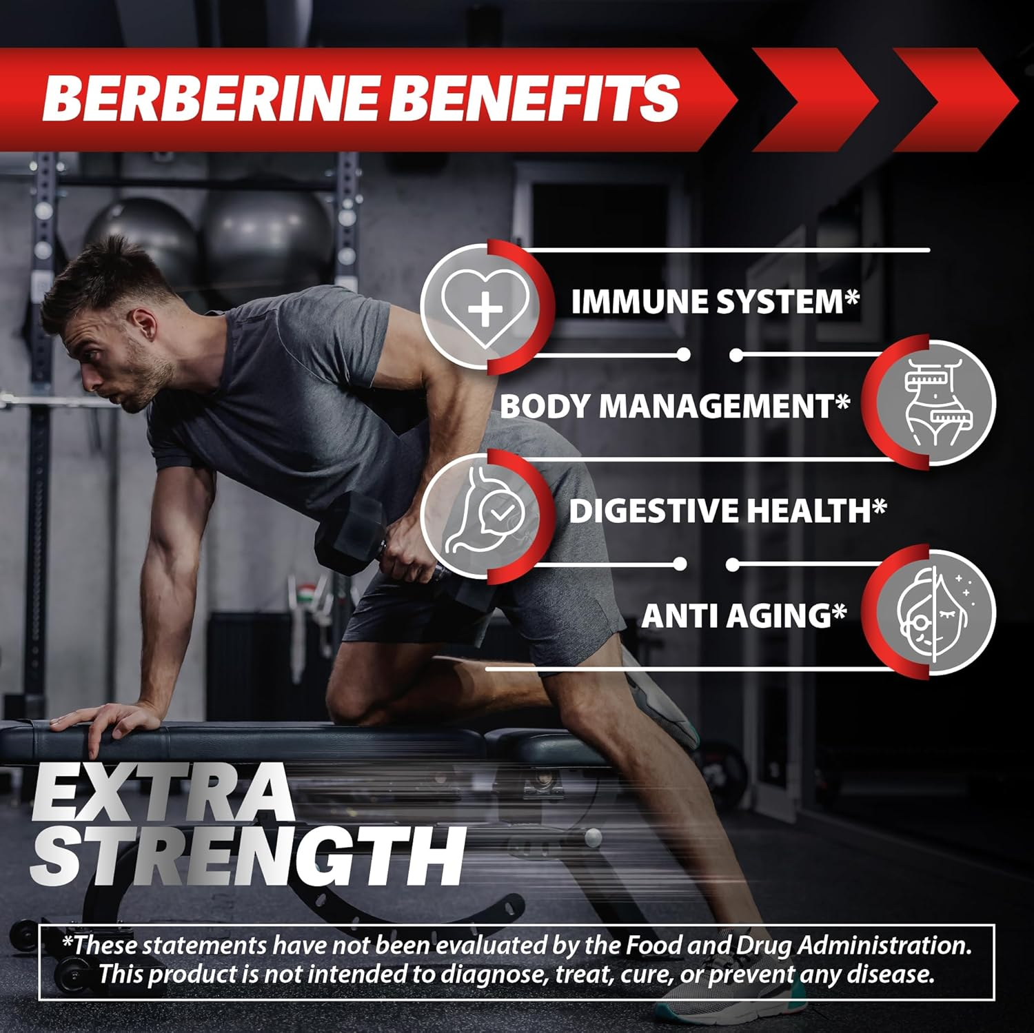 BEBEFEN Premium Berberine Hcl 1200Mg plus Ceylon Cinnamon 300Mg, Berberine HCI Root Supplements Pills - Non-Gmo, Vegan, Gluten Free. 60 Easy to Swallow Capsules image number 1