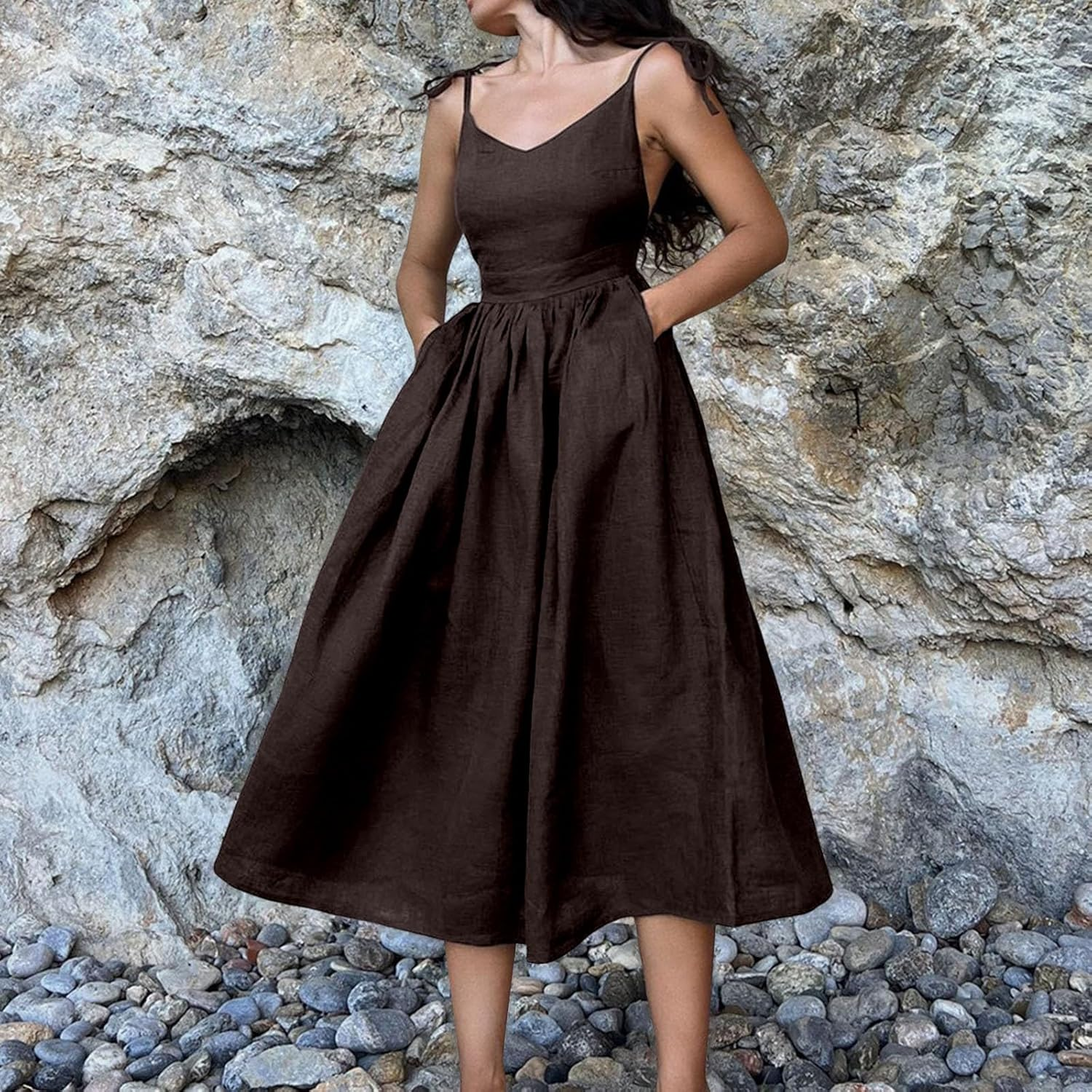 Plus Size Dresses for Women Casual Fall Sexy Dress Maternity Dresses for Women image number 3