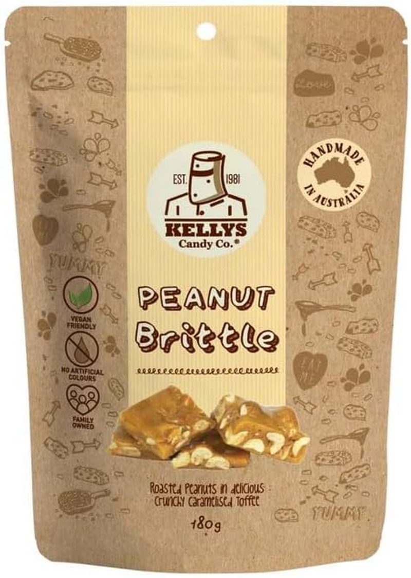 Kellys Candy Co Peanut Brittle 180G image number 4