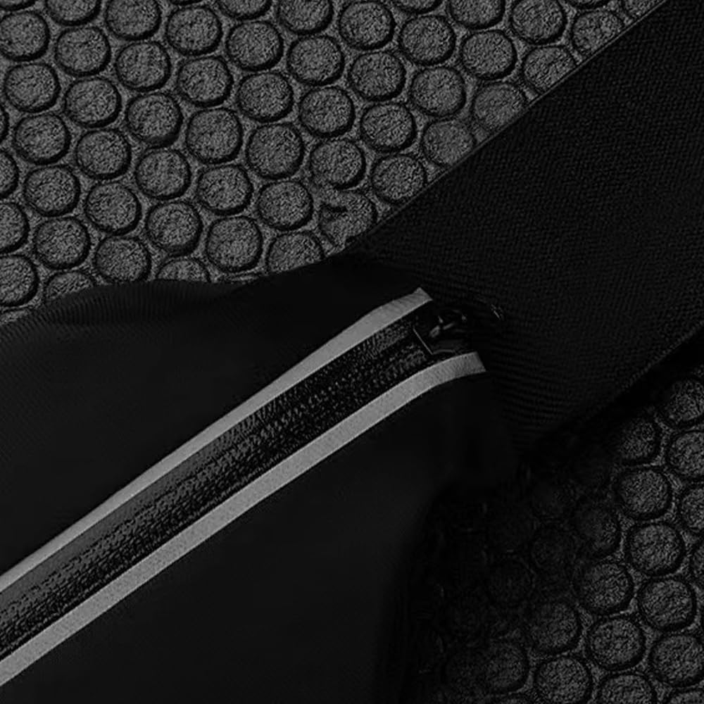 Lianjia Running Belt with Waterproof Bounce，Adjustable Waterpro for Phone Holder Runners Belt, Slim and Money Belt for Women and Men Running Bag, Apply to Fitness, Hiking Traveling (Black image number 6