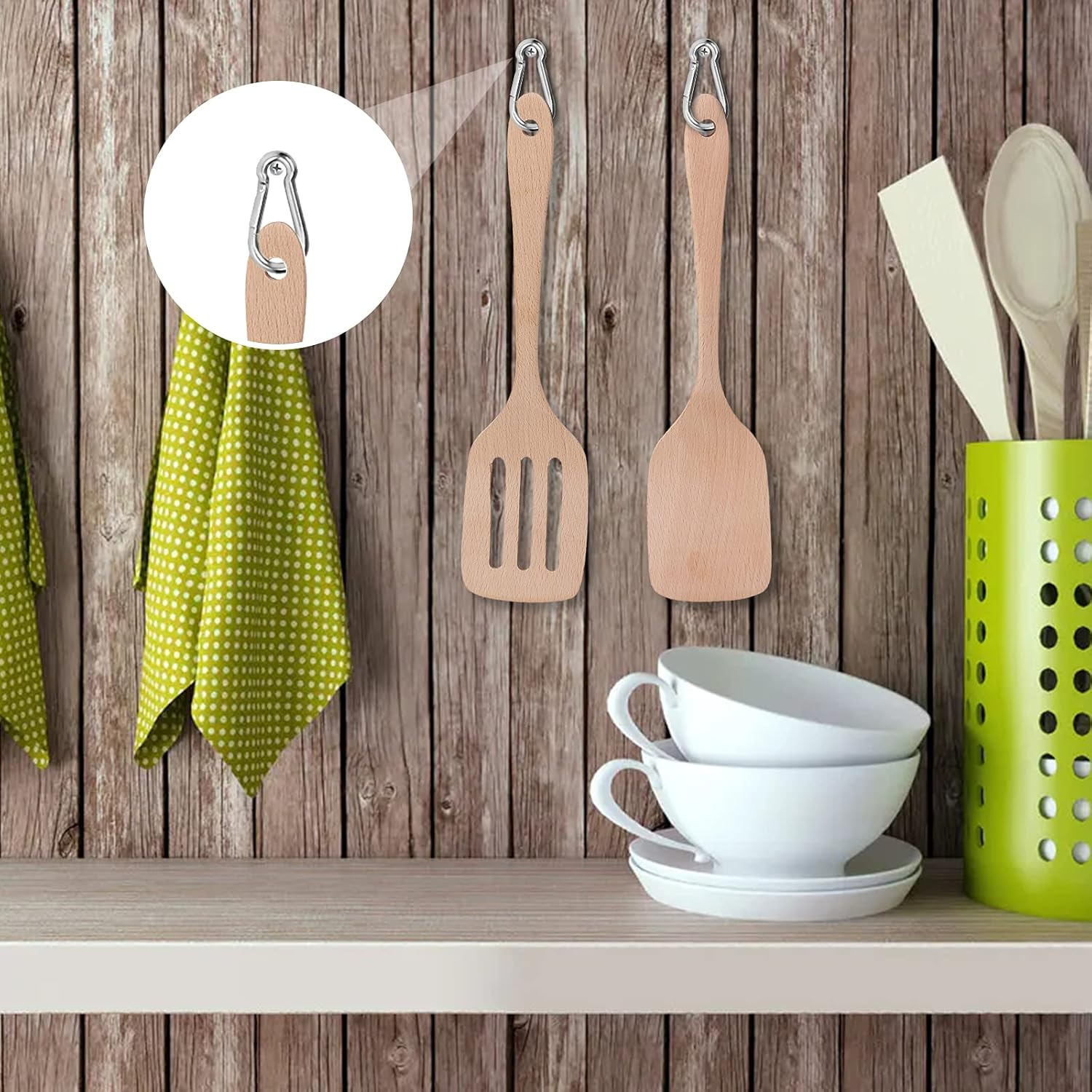 LISOPO Stainless Steel Carabiner Hook image number 6