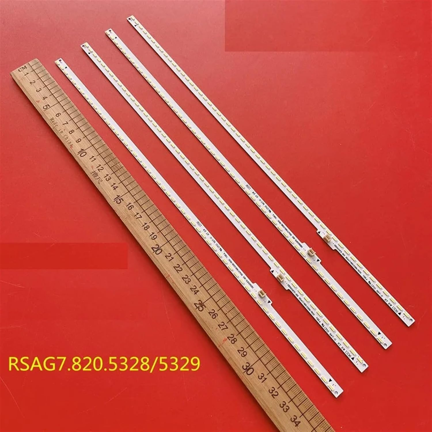 LED Backlight Strip 54LED for TV LED55K600 RSAG7.820.5328 RSAG7.820.5329 HE550HFD-B31 image number 1