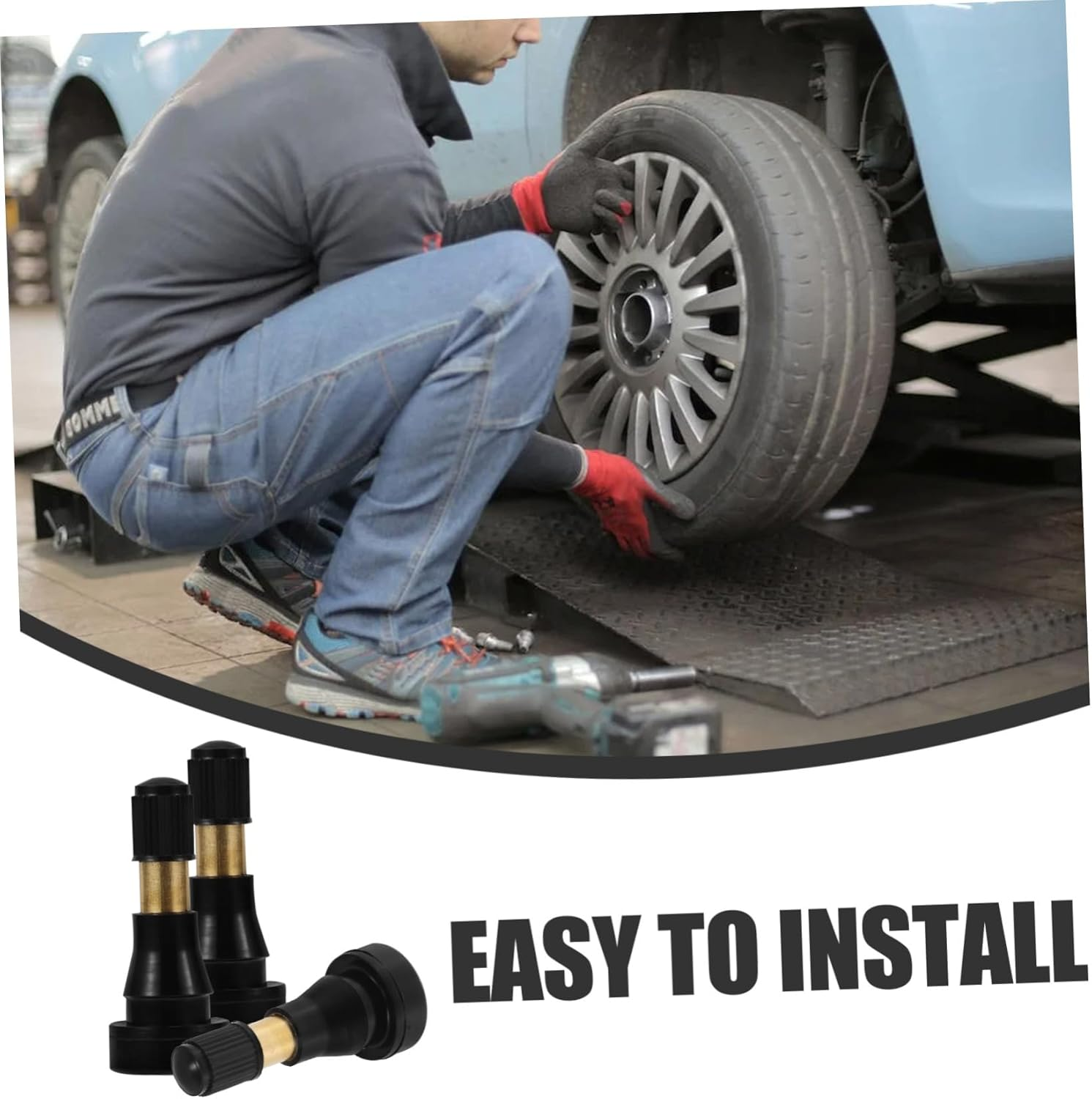 Anneome 6Pcs Tire Valve Stem Extender for Wheel Tire Air Compressors High-Pressure Valve Stem Extensions for Cars Light Trucks image number 6