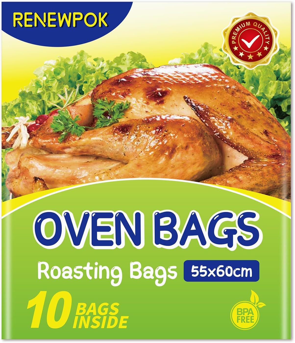 Turkey Oven Bags for Perfect Roasting - 21.7&rsquo;&rsquo; X 23.6&rsquo;&rsquo;, Large Size Turkey Cooking Bags for Oven, Locks in Juices for Flavorful Turkey (1) image number 1