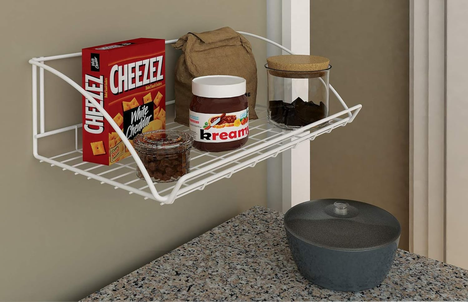 Closetmaid 8278 18-Inch Wide Laundry Utility Hanger Shelf image number 5