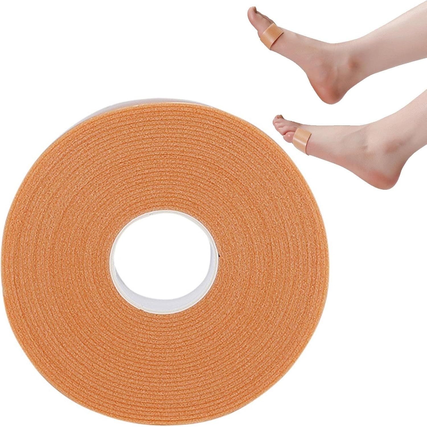 Blister Prevention Tape, Anti-Abrasion Foot Blister Protection, Waterproof Soft Foam Heels Cushioning Pads Soft Stretchy Heel Pad For image number 1