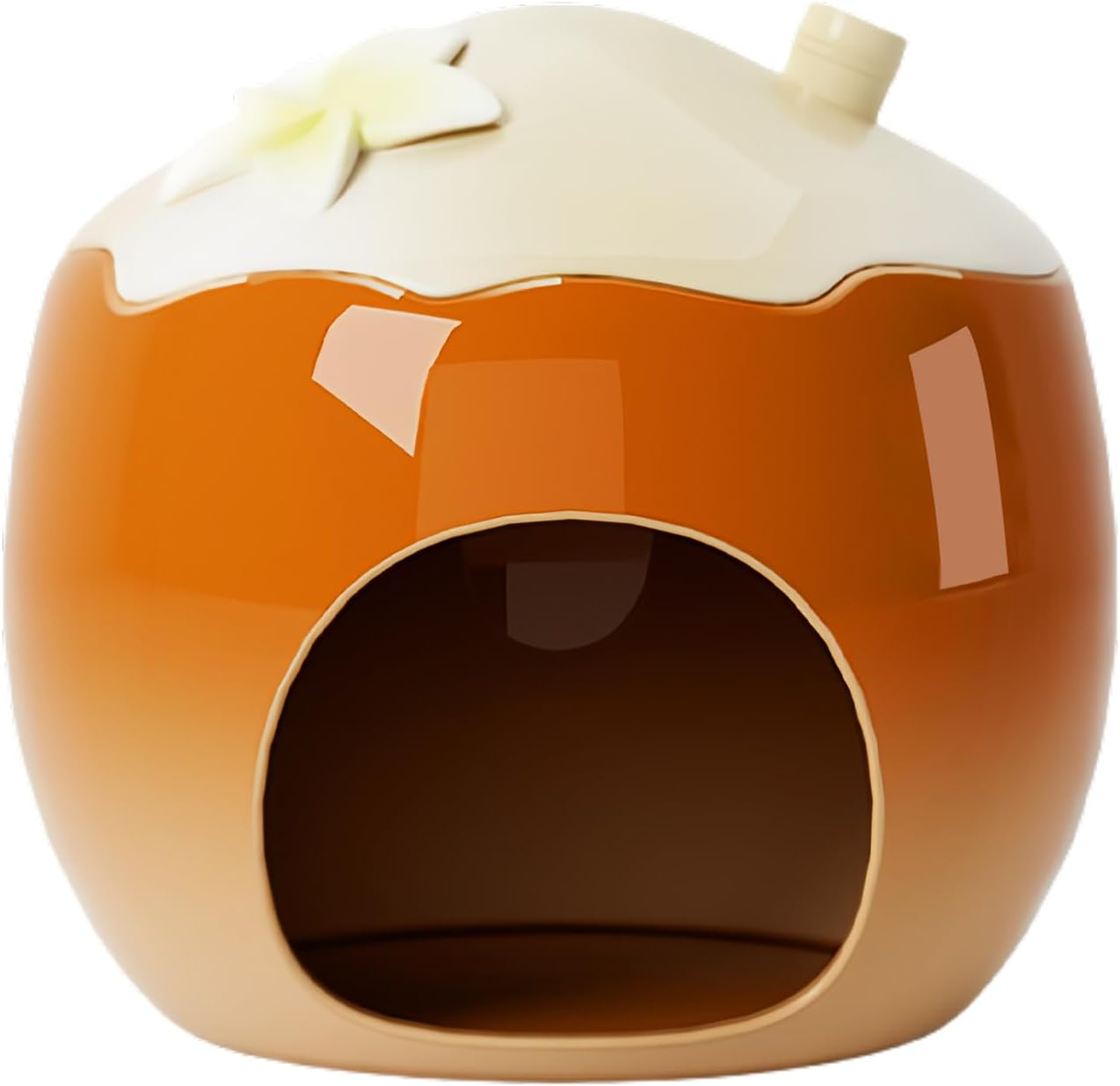 Cool Hamster House - Hamster Cooling Cave | Fruit Shape Small Animal Nest, Cooling Habitats for Lemmings Squirrel Chinchilla Gerbils Hedgehog image number 3