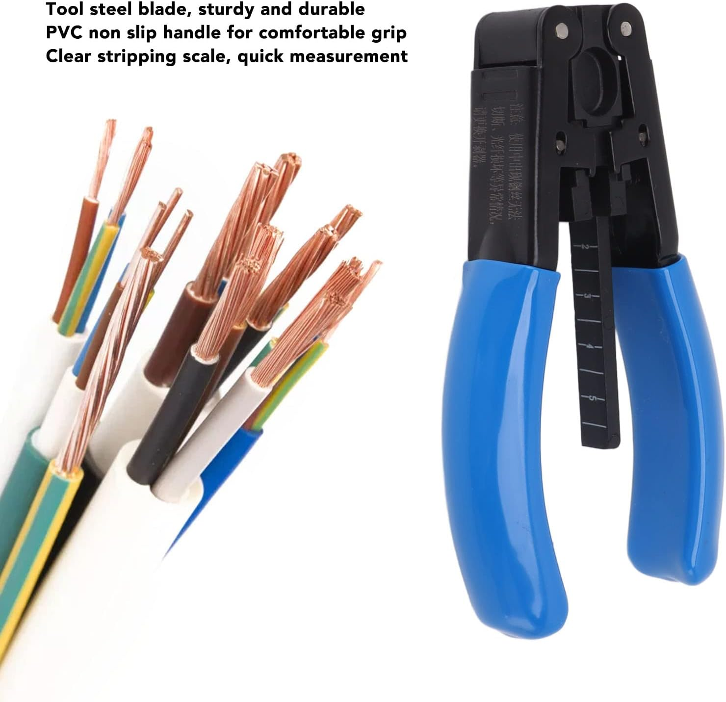 Fiber Optic Stripper 2.1X1.6Mm Portable Fiber Optic Cutter Tool Optical Cable Stripper Pliers Wire Stripping Tool image number 5