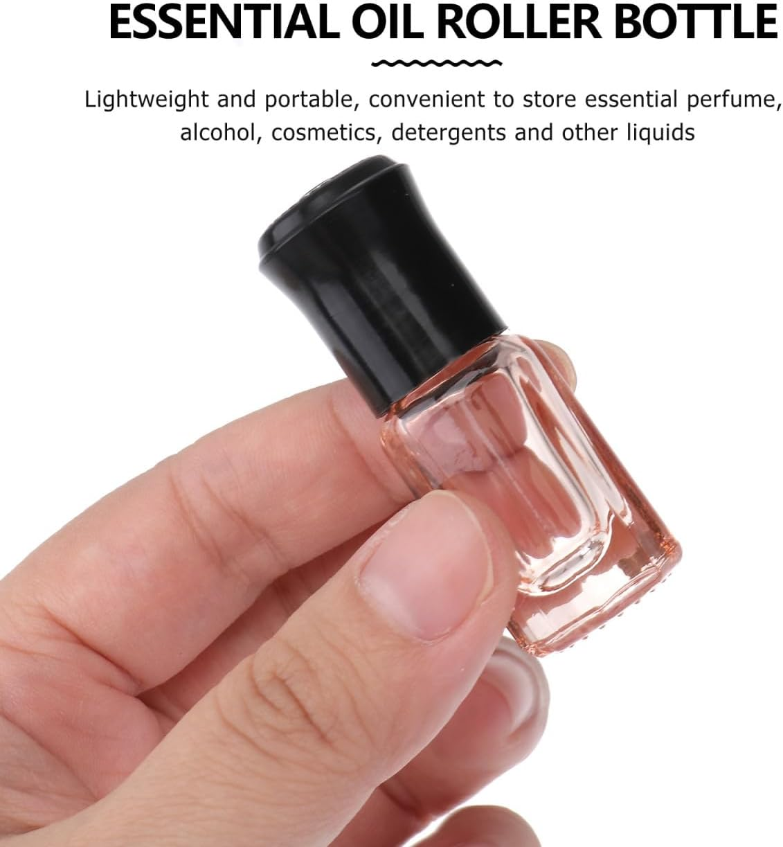 SOESFOUFU Multipurpose Liquid Roller Bottles 8 Pack 3Ml Travel Sub Bottles Portable Refillable Containers for Essential Oil Perfume Dispenser image number 1