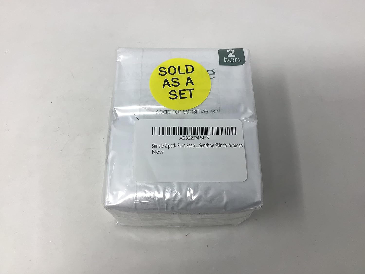 Simple Soap for Sensitive Skin, 125 G (2 Bars) image number 2