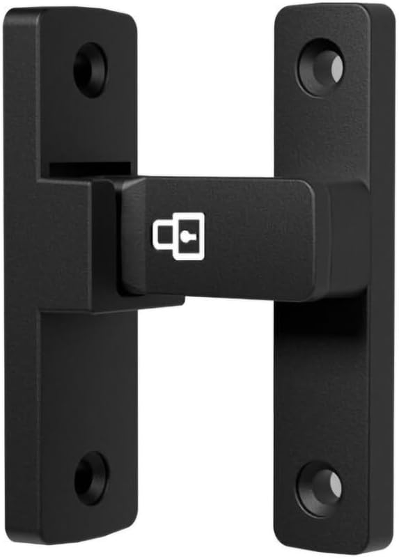 Nightglow 90 Degree Bolt Sliding Door Lock Buckle Working Flip Latch Wooden Fence Door Lock image number 1