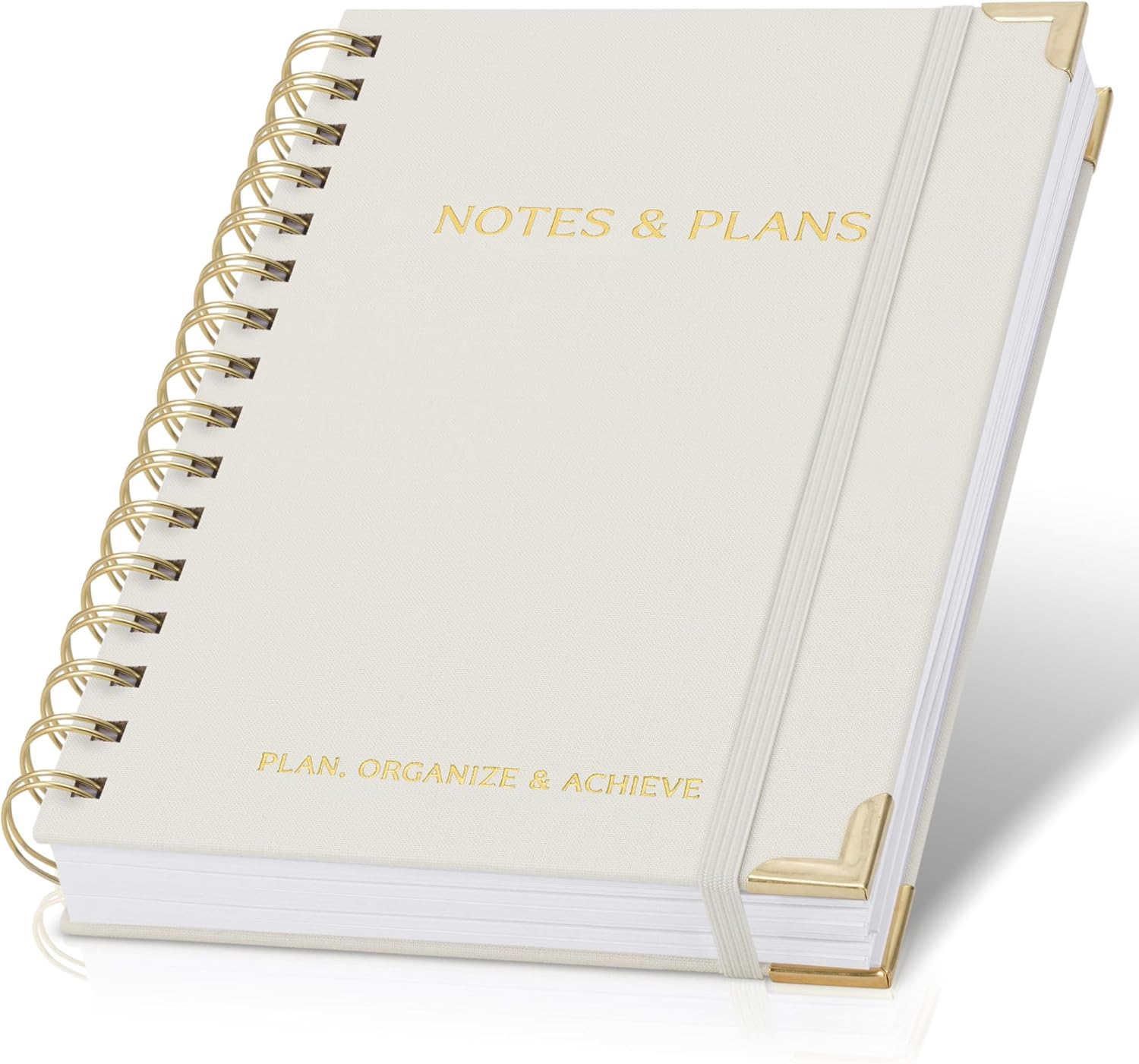 Aesthetic Daily Planner and Notebook with Hourly Schedule - Aesthetic Spiral to Do List Notepad for Work/Home to Organize Tasks and Appointments - Stylish School/Office Supplies Book for Women
