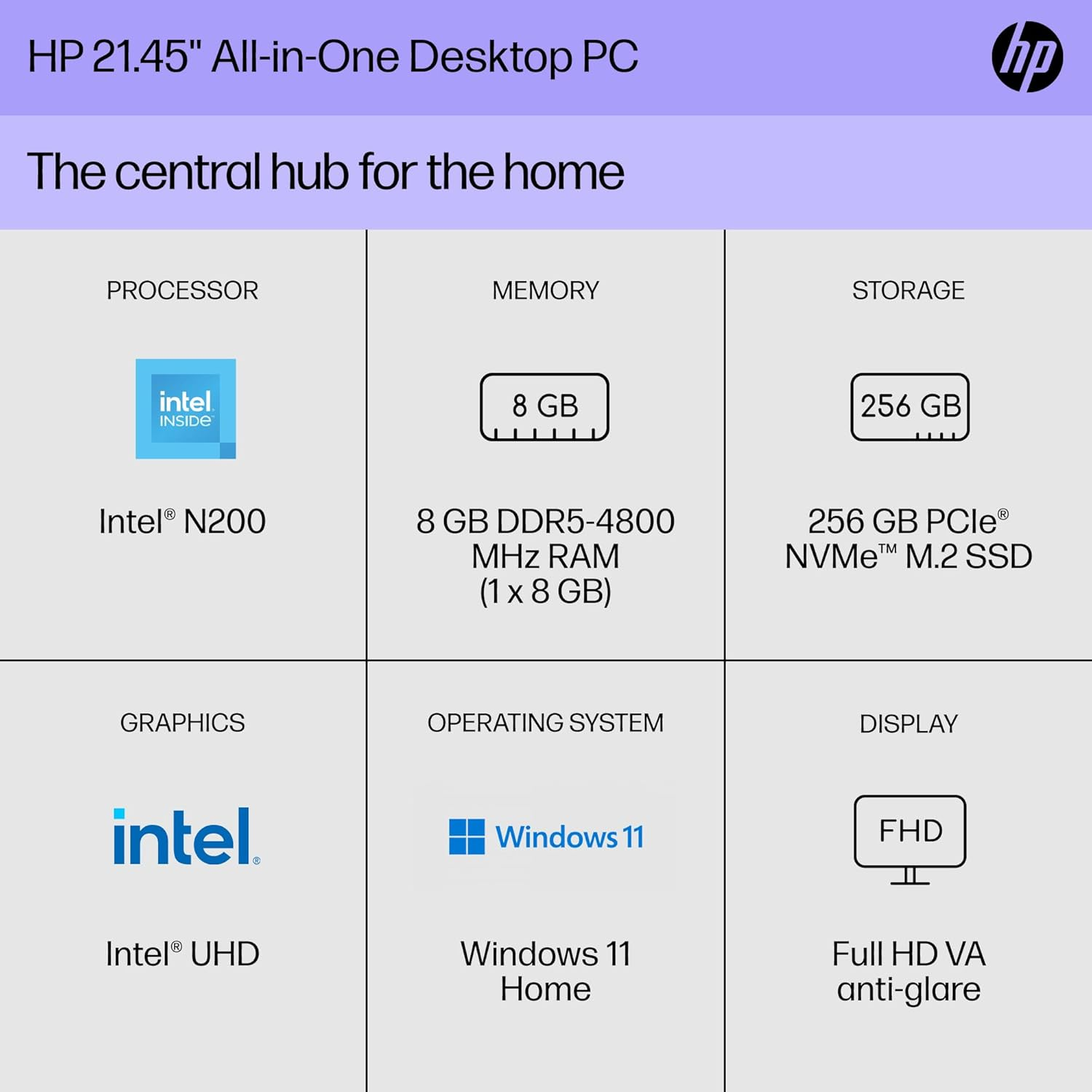 HP Omnistudio X All-In-One Desktop PC, 27" 4K IPS Display, Intel Core Ultra 5, Intel Arc Graphics, 8GB RAM, 512GB SSD, Windows 11 Home, B&O Audio, 5MP IR Camera, BD1E9PA image number 6