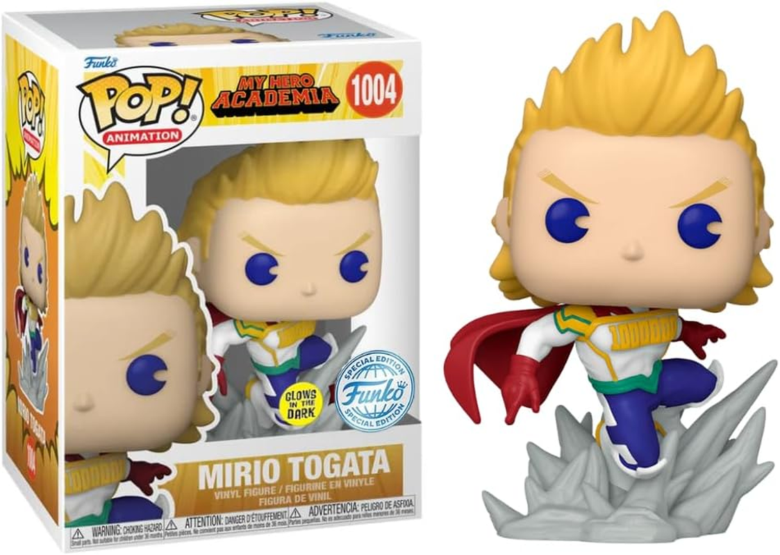 Pop Funko ! My Hero Academia - Mirio Glow Vinyl Figure, 10 Cm Height image number 1