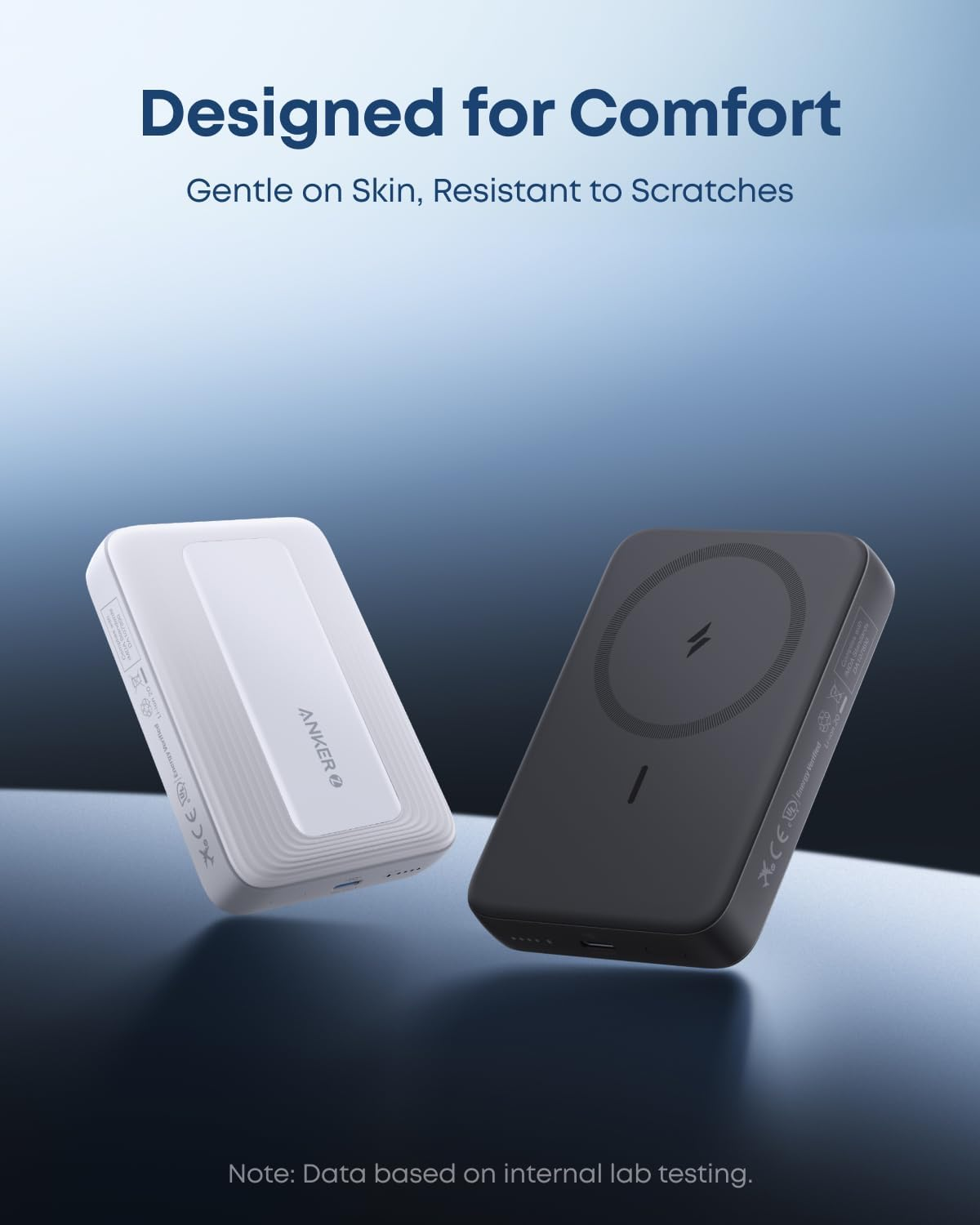 Anker Zolo Magnetic Power Bank, Compact 10,000Mah Wireless Portable Charger with 30W Max Fast Charging, Skin-Friendly and Durable Battery Pack, for Iphone 17/16/15/14 Series, Airpods, and More (White) image number 5