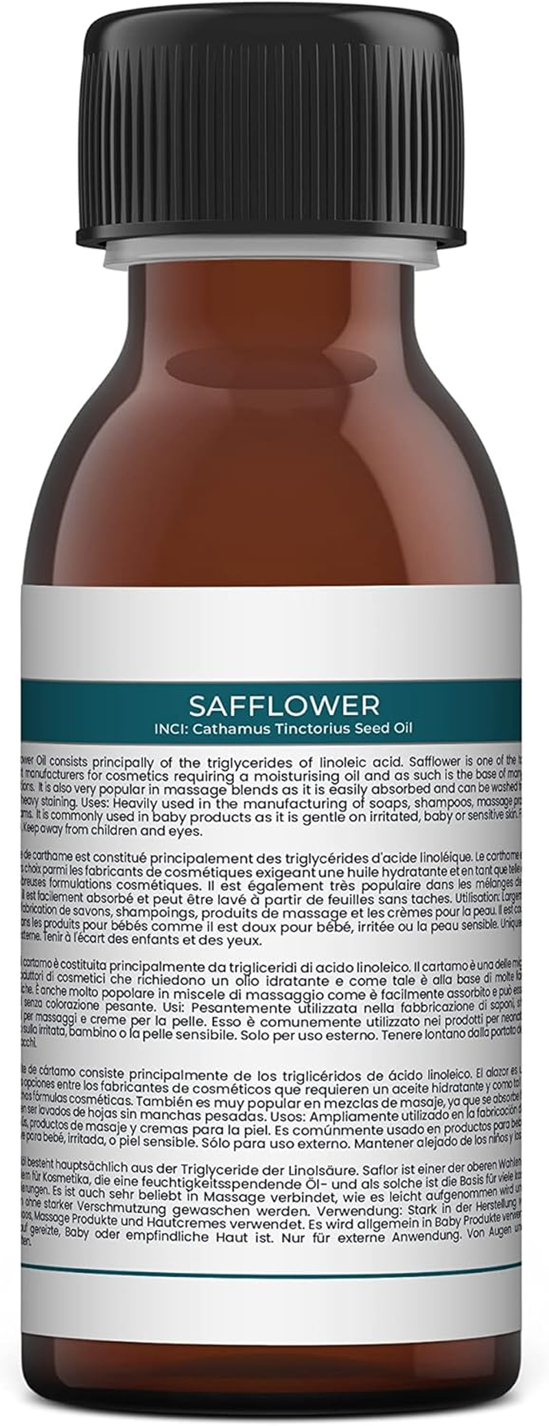 Mystic Moments | Safflower Carrier Oil - 250Ml - 100% Pure image number 1