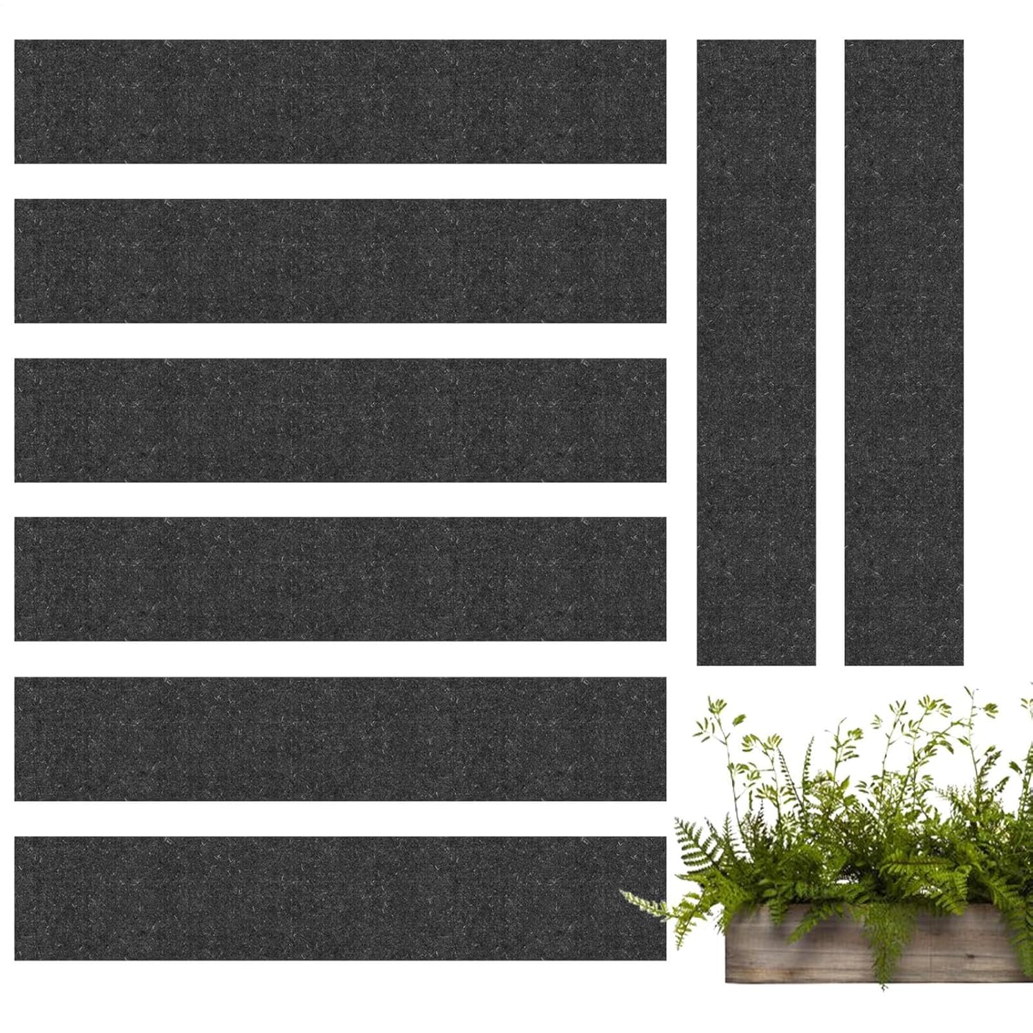 Capillary Matting for Plants - 8X Growing Mats, Absorbent Water Retention Layer, Durable Plant Propagation Sheet, Eco-Friendly Gardening Material | Efficient Greenhouse Seeding Starting Lawn