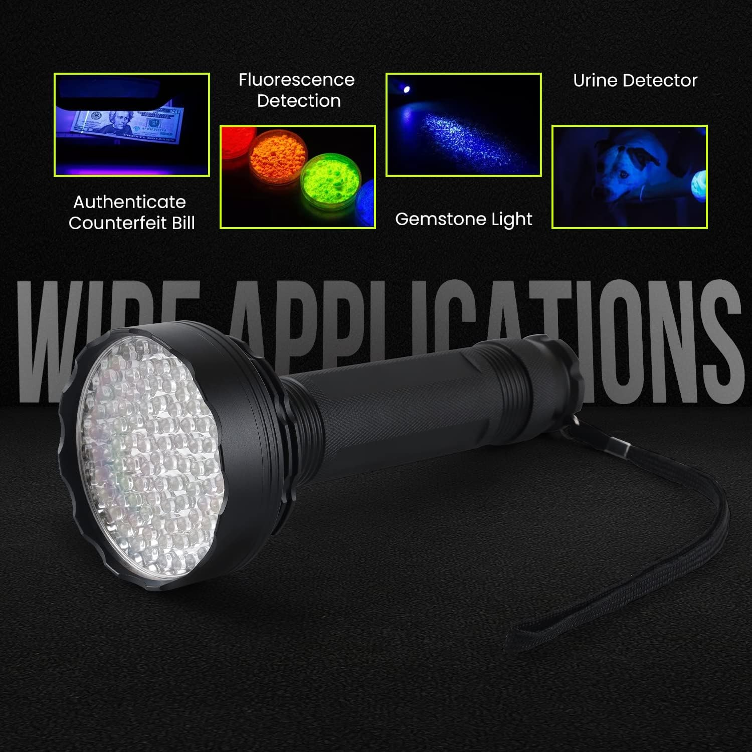 Lichamp AC Leak Detector Kit Automotive, Refrigerant Freon Leak Detector with AC UV Light and Protective Glasses, LB01 image number 2