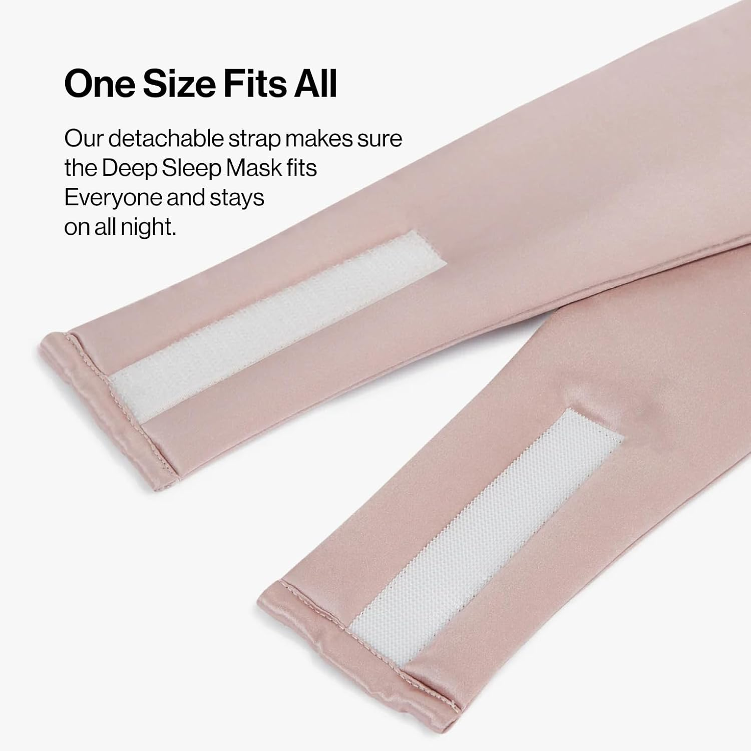 Dore & Rose Deep Sleep Mask Light Blocking, 23 Momme Mulberry Silk Eye Mask, Ultra Soft, Adjustable - Travel Sleeping Mask for Men & Women image number 2