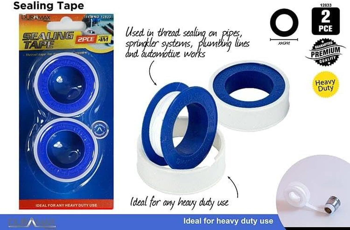 Duramax Teflon Plumbers Tapes 2-Pieces Set image number 2