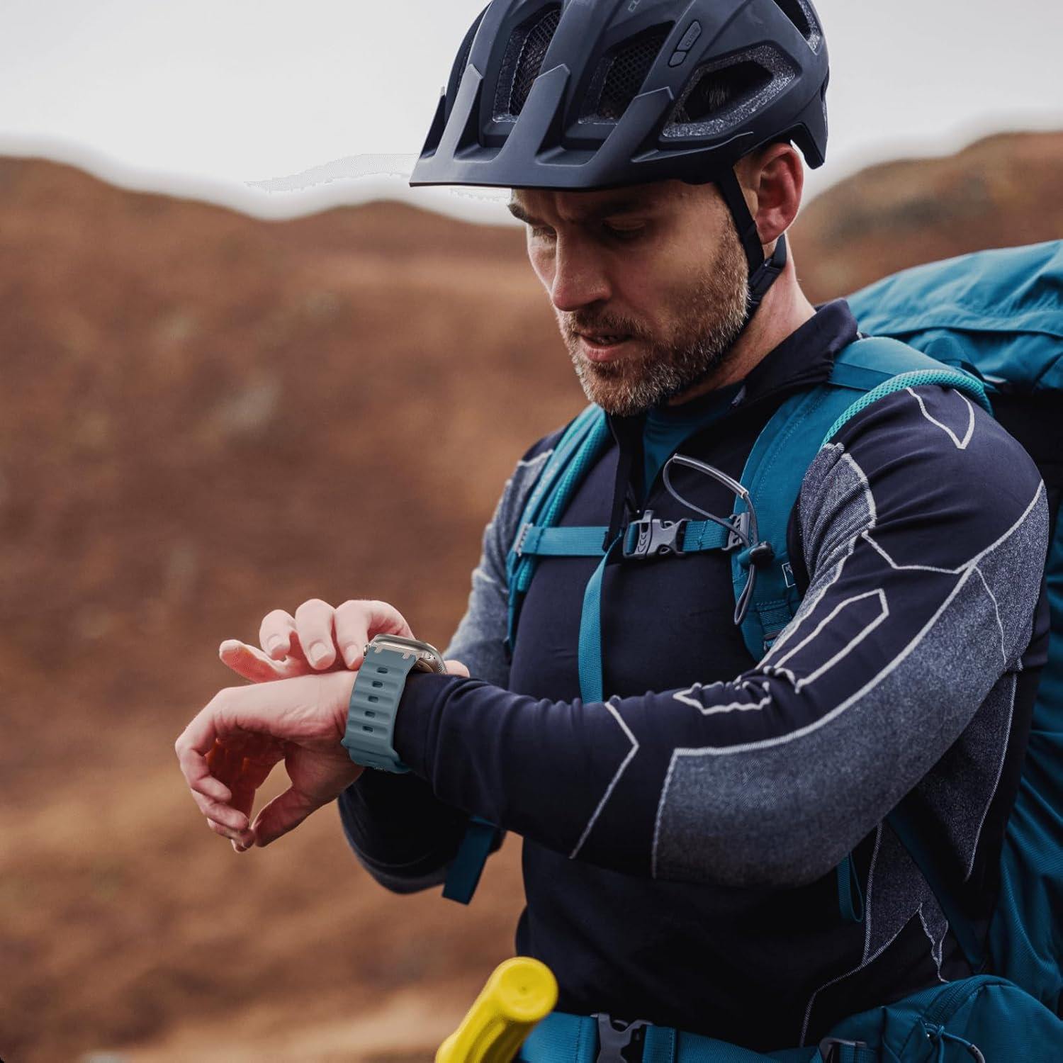 Sport Band for Apple Watch Band 49Mm 46Mm 45Mm 44Mm 42Mm(Series 3) Men,For Apple Watch Strap Silicone Wristband Bracelet Iwatch Ultra 2 Ultra Series 11 10 9 8 7 SE3 SE 6 5 4 3 Strap image number 2