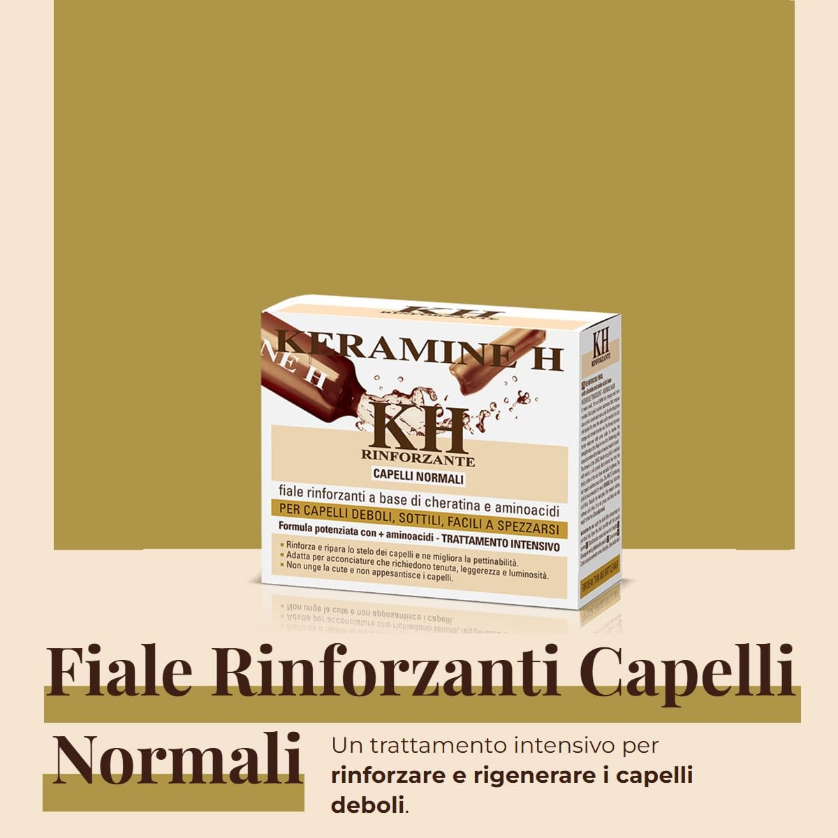 KERAMINE H Fiale White Tu/Types X10 Start Drop and Hairstyle Hair image number 6