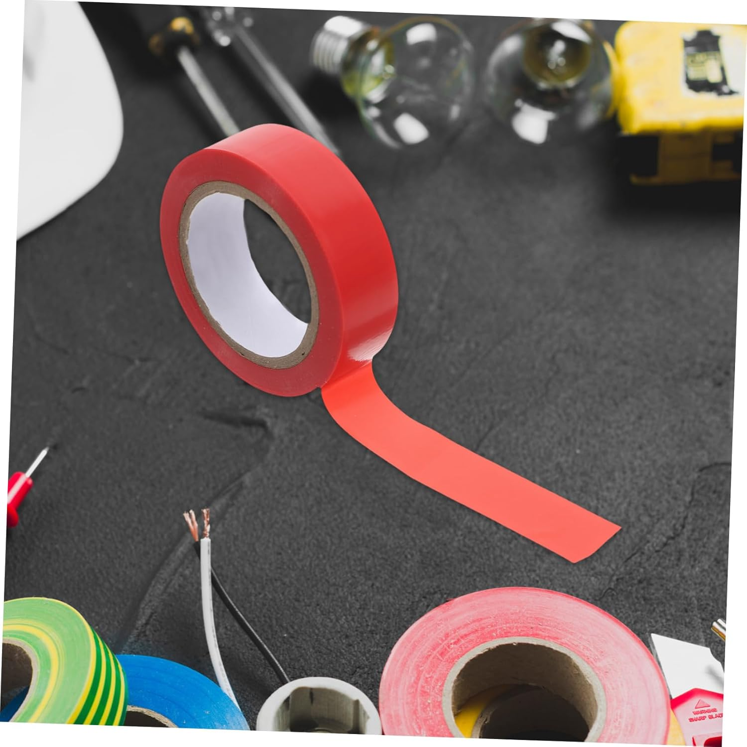 GANAZONO 6Rolls Electrical Insulation Tape Wide Harness Tape for Electricians Home Improvement Automotive Flame Retardant image number 2