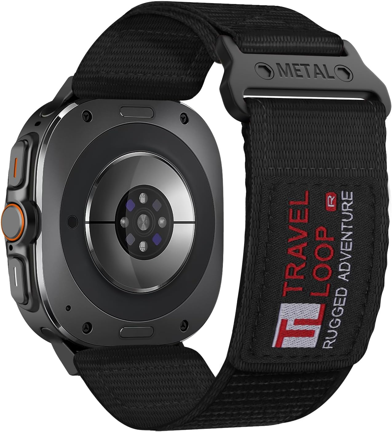 Rugged Nylon Bands for Samsung Galaxy Watch Ultra 2/Ultra 2025 2024 Men,Soft Woven Adjustable Sport Loop Wristbands Strap for Samsung Galaxy Watch 8/7 Ultra 47Mm