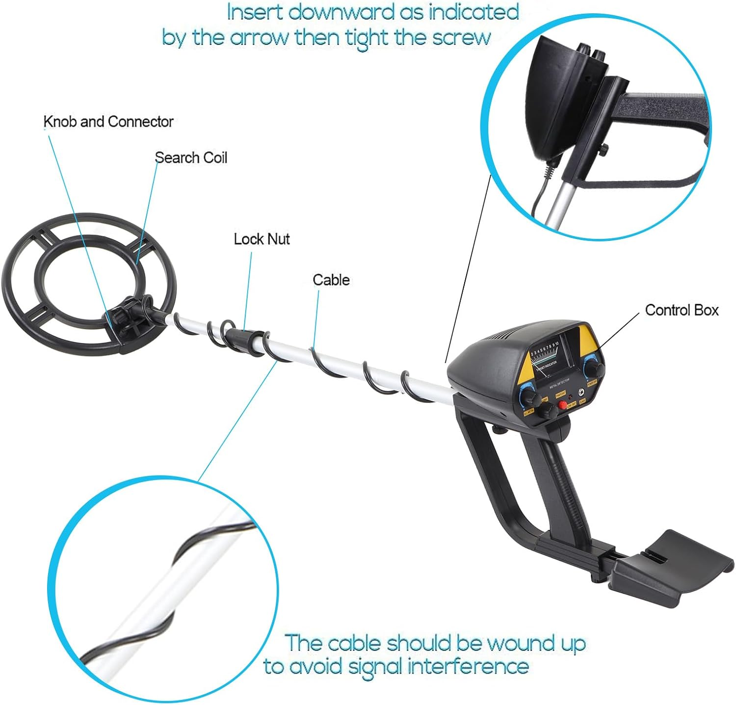 Metal Detector for Adults Professional, Waterproof Higher Accuracy 4 Modes Gold Detector with Strong Anti-Interference, 8 Levels Sensitivity, 8 Detection Depth Metal Detectors image number 6