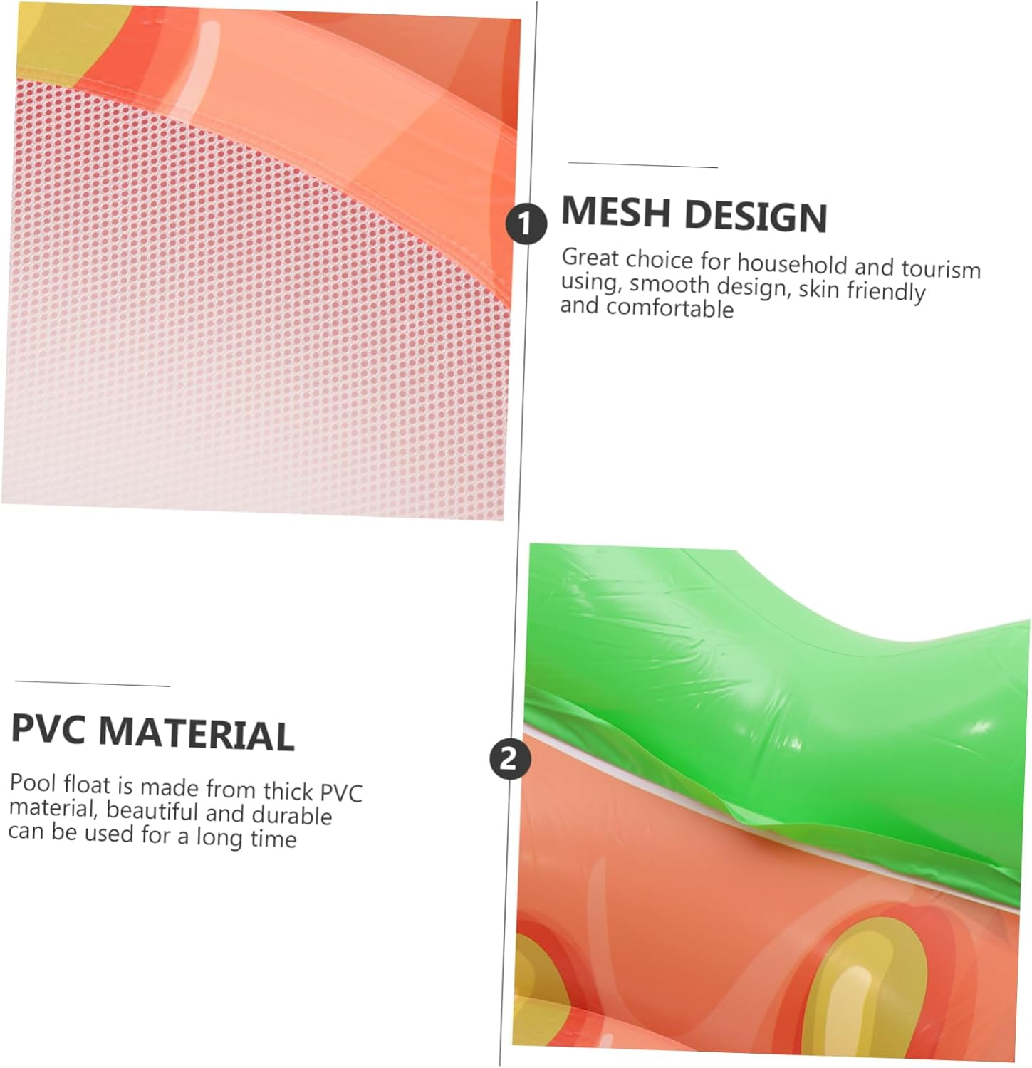 Family Lounger Pool Float Inflatable Water Recliner PVC Material Pool Toys for Adults image number 5