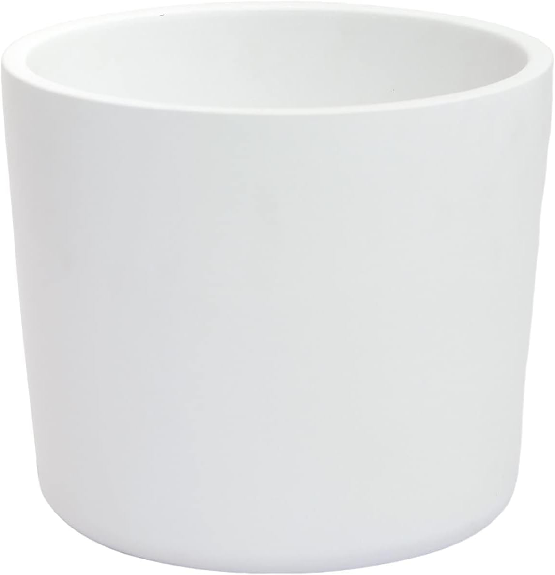 Woiida 30Cm(12&rdquo;) Large White Ceramic Flower Pot, Modern Design Plant Pot with Drainage Hole and Plug, Container for Outdoor, Garden or Indoor, Home,Office, Balcony Garden Decor