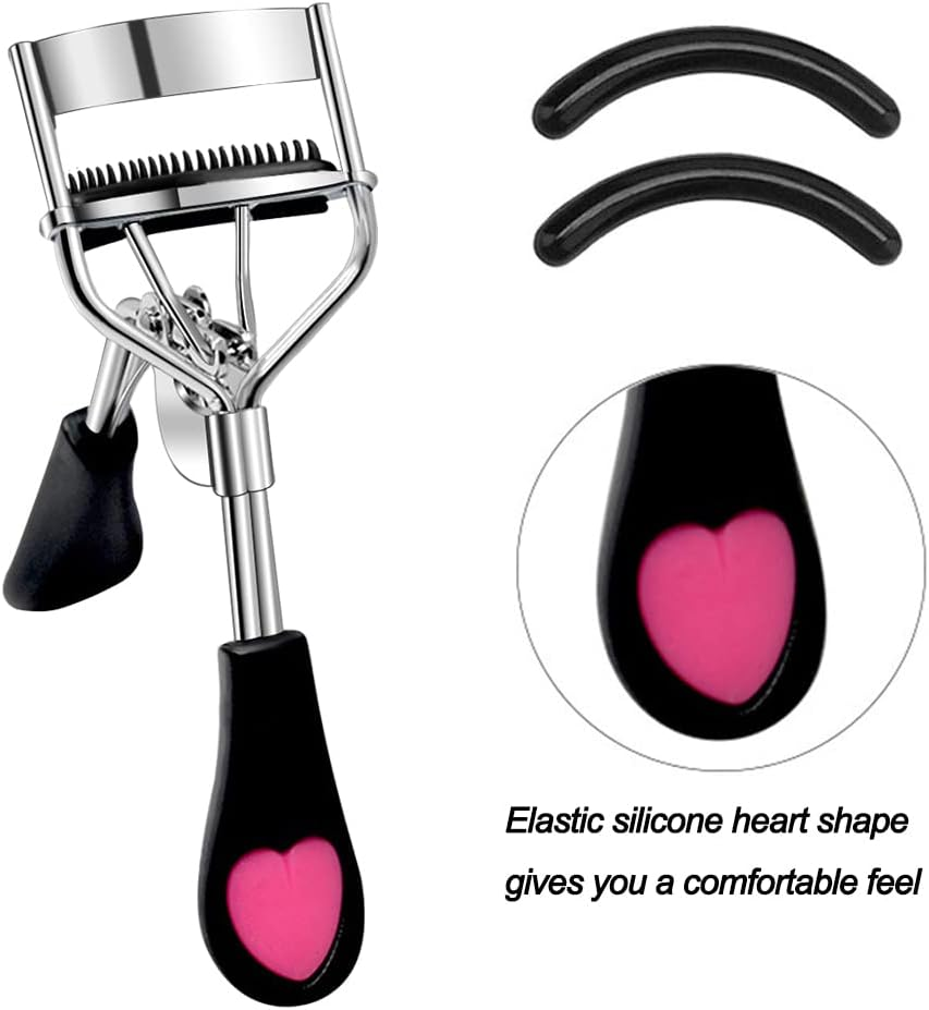 Pinkiou Eyelash Curler with Brush Mascara Muffle False Eyelashes Accessory Best Professional Tool for Lashes Curls without for Daily Makeup image number 5