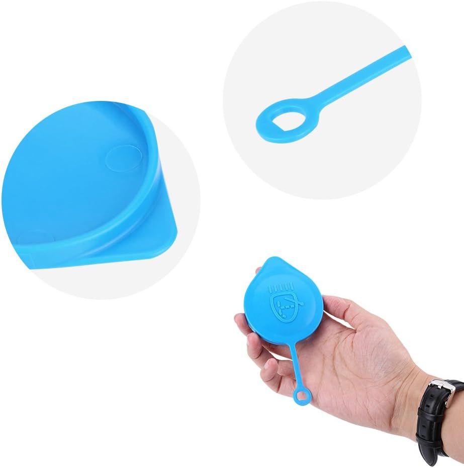 Yduupxe Car Windshield Washer Bottle Cap Cover Replacement Lid with Flexible Handle and Spray Water Sign for CRV CRX image number 2