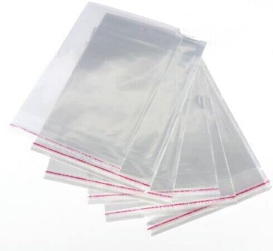Party Central Premium Peel & Seal Cellophane Bags, 23 Cm X 15 Cm Size, (Pack of 50)