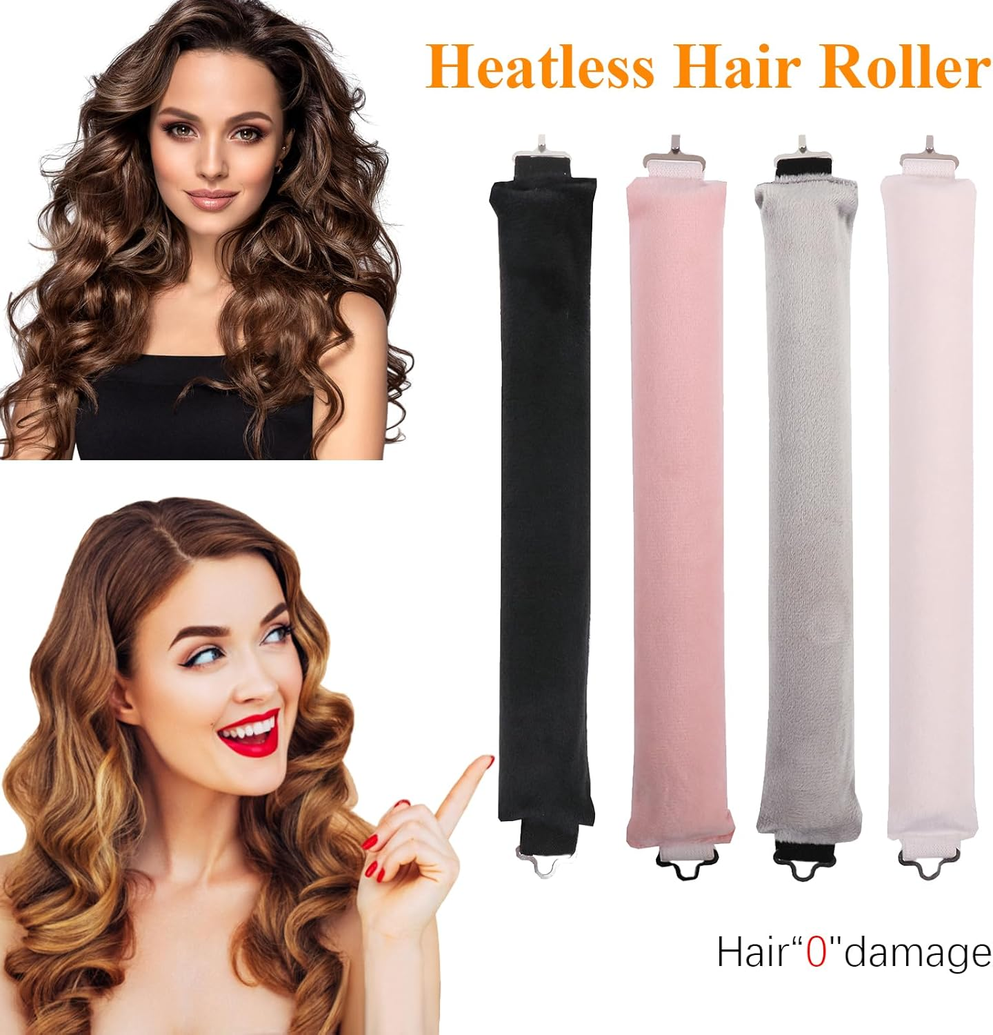 3PCS Lazy H Curler H Curling Tool Big Wavy Curling Tube Foam