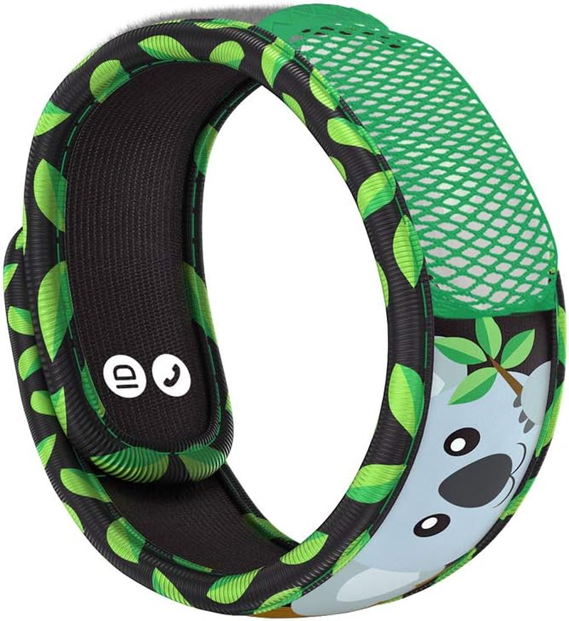 PARAKITO Mosquito Band Kids - Mozzie Bands Kids - W/Natural Essential Oils, No DEET, No Alcohol, Waterproof, from 3+ Years. 30 Days Protection, 15 Days per Pellet, 2 Pellets per Pack (Polar Bear)