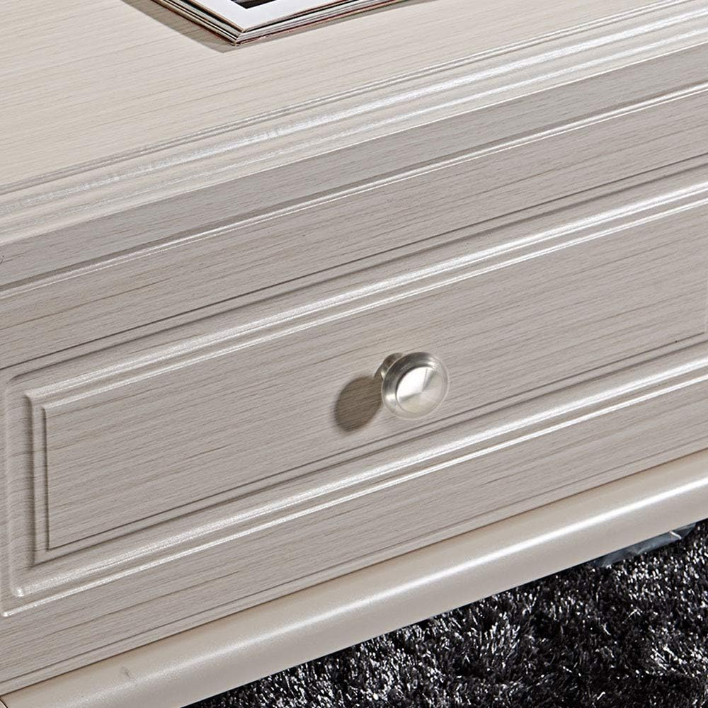 Round Brushed Nickel Cabinet Knob-30 Pack- Pull Hardware Handle,Drawer Knobs for Kitchen Cupboard Door, Bedroom Dresser Drawer, Bathroom Wardrobe Hardware image number 6