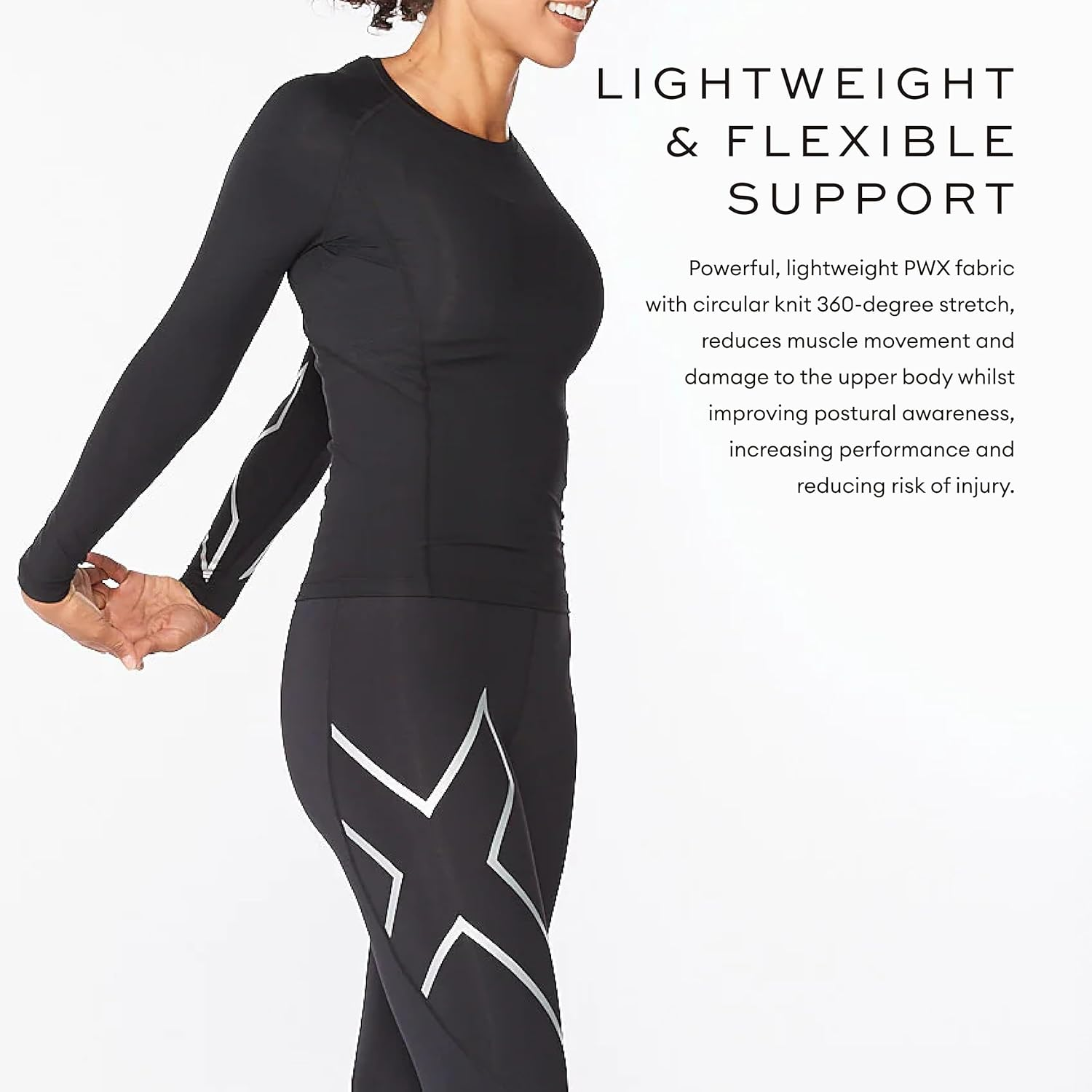 2XU Women'S Compression Long Sleeve Top - Enhance Performance and Recovery image number 5