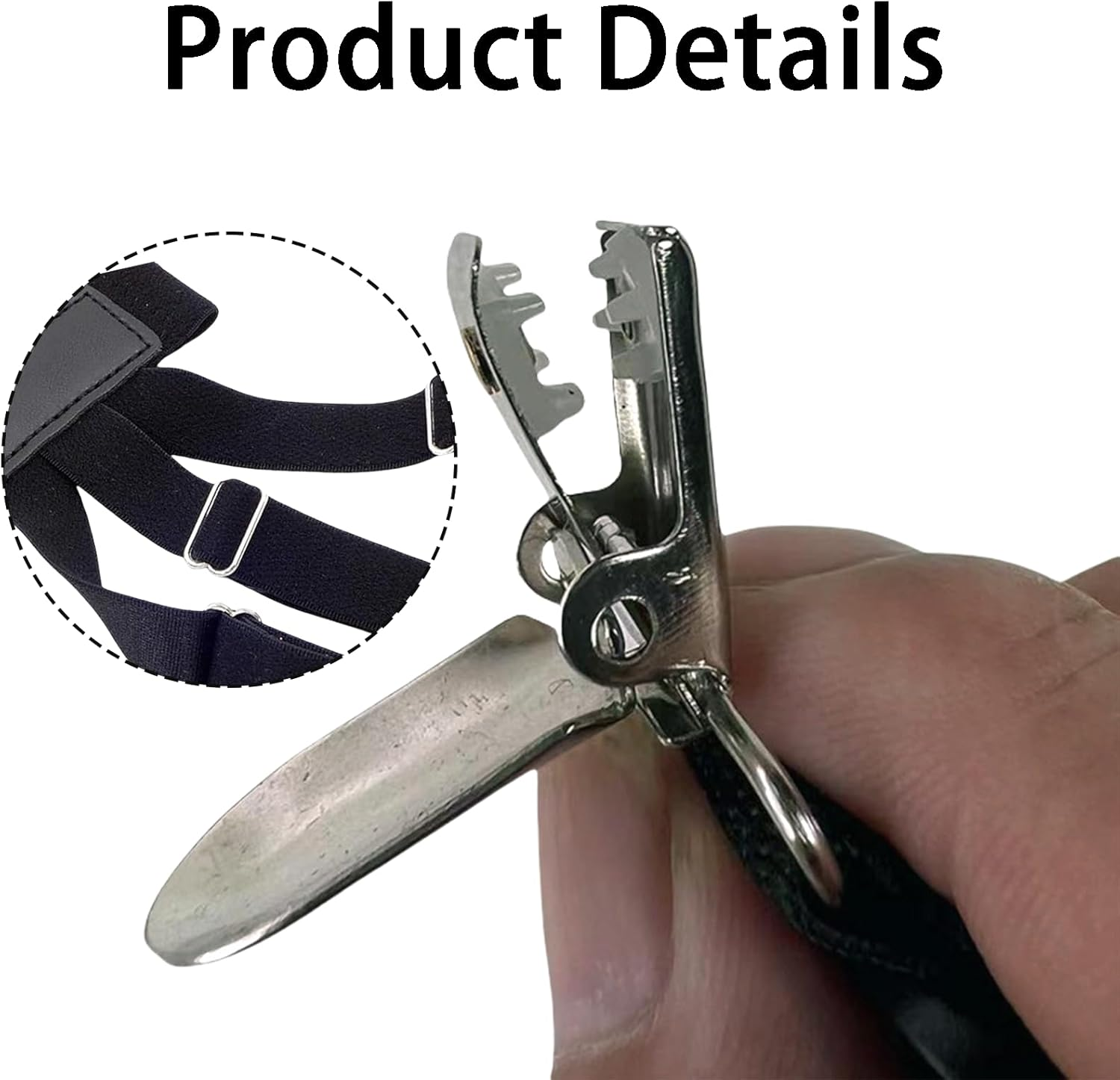 Zvorgath 2 Pcs Men'S Shirt Stays - Upgrade Adjustable Elastic Shirt Garters Military Shirts Holder with Non-Slip Locking Clamps image number 5