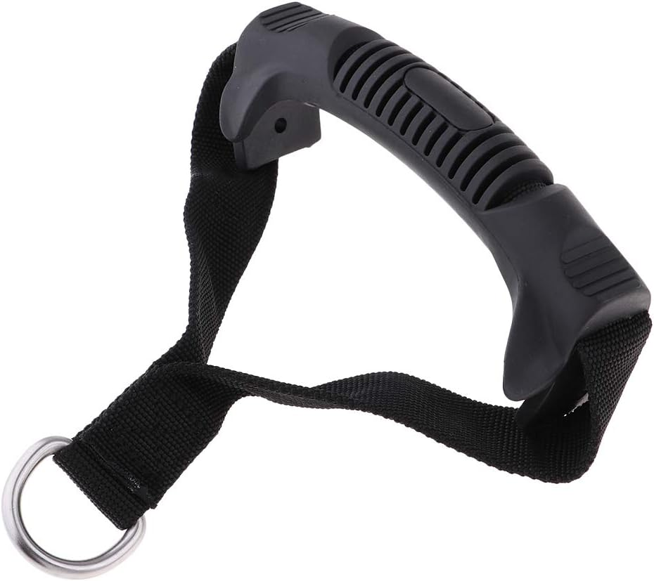 Kesoto Fitness Pull Bands Handle Exercise Strap Stirrup Handles Replacement Workout Equipment Accessory image number 4